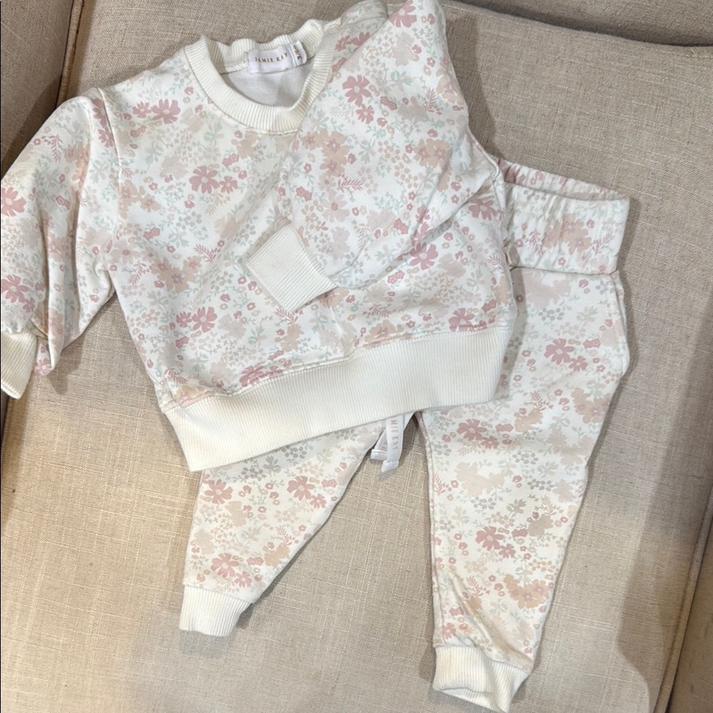 Jamie Kay Pastel Floral Baby Outfit